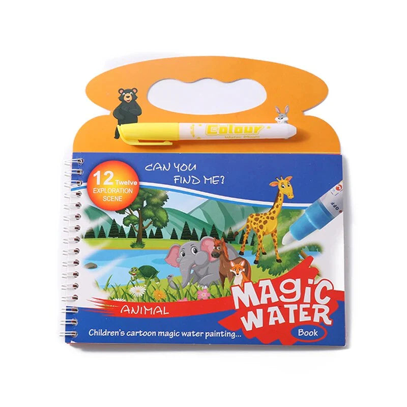 Magic Water Painting Book